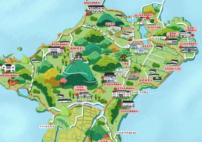 东光手绘地图旅游的独特视角